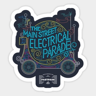 Main Street Electrical Parade Sticker